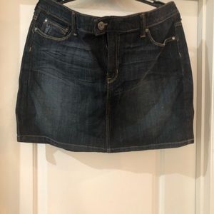 Denim jean skirt